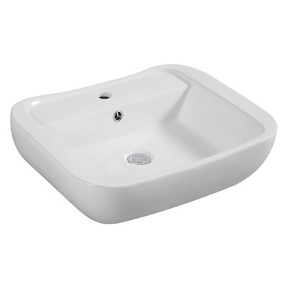 HY5039 White color porcelain face washing basin sanitary ware high quality hotel used wc wash basins